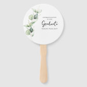 2025 Afstuderen Foto Eucalyptus Afstuderen Handwaaier (Voorkant)