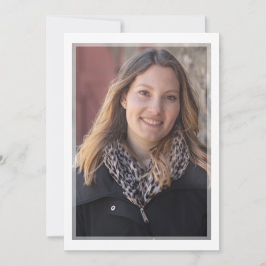 2025 Afstuderen Foto Verpleegster Pinning Ceremony Kaart (Achterkant)