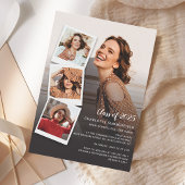 2025 Afstuderen Foto's Afstudeerder Open Huis Magnetische Uitnodiging