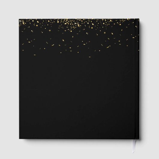 2025 Afstuderen Goud en Zwart Gastenboek (Achterkant)