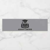 2025 Afstuderen Graduation Party Law School Waterfles Etiket (Enkel label)