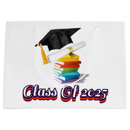 2025 Afstuderen Grote Geschenktas Groot Cadeauzakje (Voorkant)