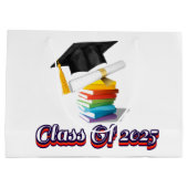 2025 Afstuderen Grote Geschenktas Groot Cadeauzakje (Achterkant)