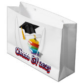2025 Afstuderen Grote Geschenktas Groot Cadeauzakje (Voorkant Gekanteld)