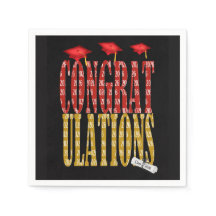 2025 Afstuderen in rode en gouden schoolkleuren