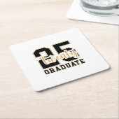 2025 Afstuderen Kartonnen Onderzetters (Schuin)