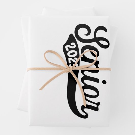 2025 Afstuderen laatste schooldag Inpakpapier Vel (In situ)