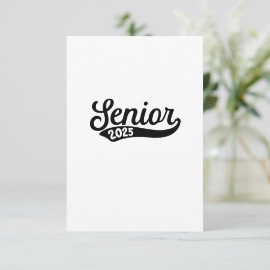 2025 Afstuderen laatste schooldag Save The Date (Staand voorkant)