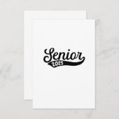 2025 Afstuderen laatste schooldag Save The Date (Voorkant / Achterkant)