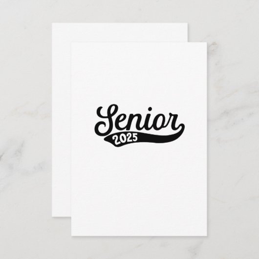 2025 Afstuderen laatste schooldag Save The Date (Voorkant / Achterkant)