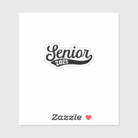 2025 Afstuderen laatste schooldag Sticker (Vel)