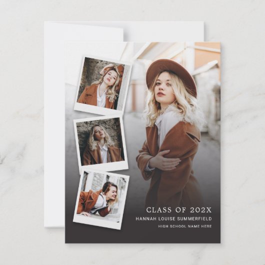 2025 Afstuderen Multi Photo Afstudeerder Aankondig (Voorkant)