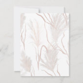 2025 Afstuderen Pampas Grass Uitnodiging (Achterkant)