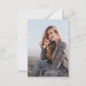 2025 Afstuderen Photo Script Afstudeerder Party In Notitiekaartje (Achterkant)