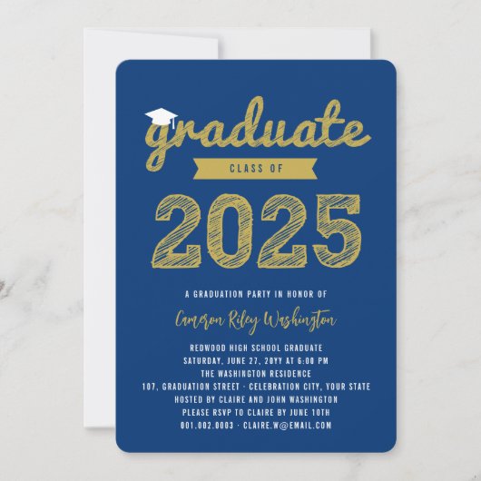 2025 Afstuderen schets 3 foto Modern Afstudeerder  Kaart (Voorkant)