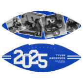 2025 Afstuderen Senior 4 Foto Blauw American Football (Panelen)
