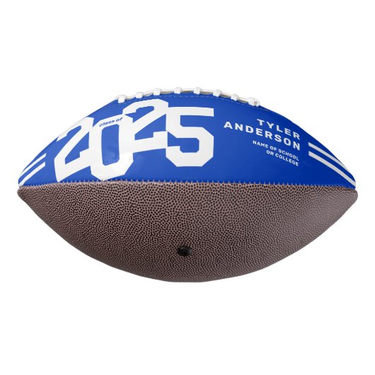 2025 Afstuderen Senior 4 Foto Blauw American Football (Gedraaid 270)