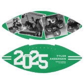 2025 Afstuderen Senior 4 Foto Groen American Football (Panelen)