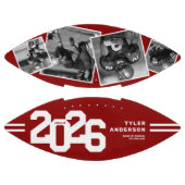 2025 Afstuderen Senior 4 Foto Rood American Football (Panelen)
