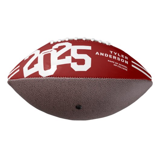 2025 Afstuderen Senior 4 Foto Rood American Football (Gedraaid 270)