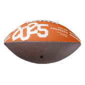 2025 Afstuderen Senior 4 Foto Sinaasappel American Football (Gedraaid 270)