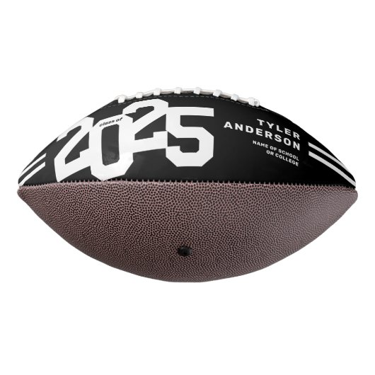 2025 Afstuderen Senior 4 Foto Zwart American Football (Gedraaid 270)