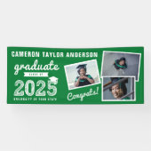 2025 Afstuderen Sketch Three Photo Graduation Part Spandoek (Horizontaal)