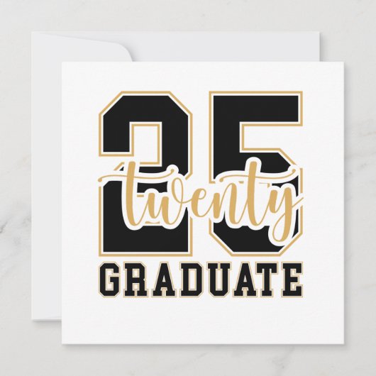 2025 Afstuderen vieren Kaart (Voorkant)