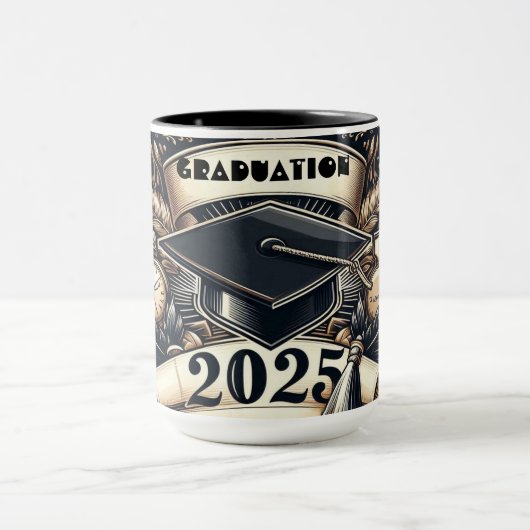 2025: Afstuderen vieren Mok (Midden)