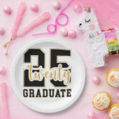 2025 Afstuderen vieren Papieren Bordje (Feest)