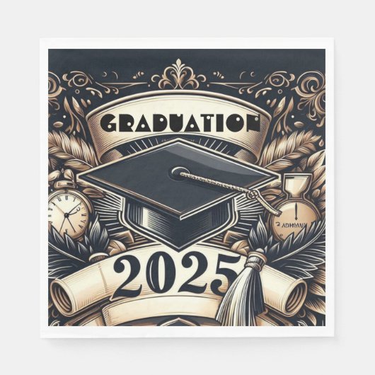 2025: Afstuderen vieren Servet (Voorkant)