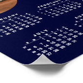 2025 Agenda 4 Foto Collage Familie-erfstuk Poster (Hoek)