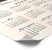 2025 Agenda Uw foto en naam op Beige Poster (Hoek)