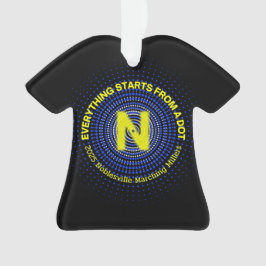 2025 Alles begint bij een stip marcherende molenaa Ornament