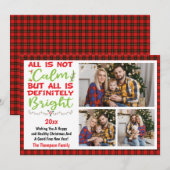 2025 Alles is niet rustig, maar alles is helder, 3 Feestdagenkaart (Voorkant / Achterkant)