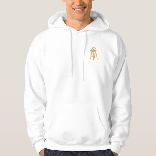 2025 Alpha Phi Red Dress Gala Hoodie (Voorkant)