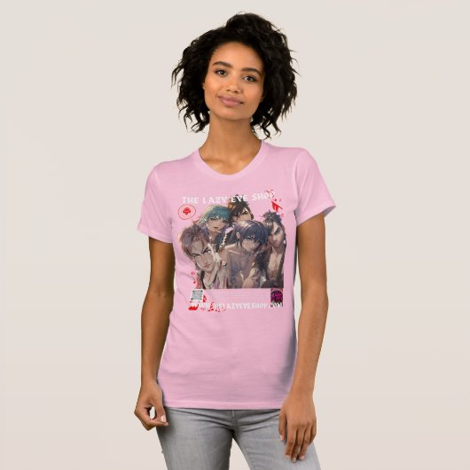 2025 Amerikaanse Anime Rocker Collage Design T-shirt (Voorkant volledig)