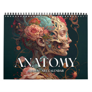 2025 Anatomie Surrealistische kunstkalender Kalender