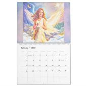 2025 Angel Art Fantasy Guardian Angels beroemd gem Kalender (Feb 2026)