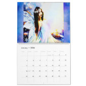 2025 Angel Art Fantasy Guardian Angels beroemd gem Kalender (Jan 2026)