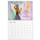 2025 Angels Fantasy Art Verhogen Quotes Aangepast Kalender (Mar 2026)