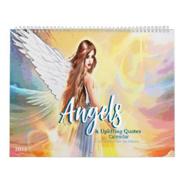 2025 Angels Fantasy Art Verhogen Quotes Aangepast Kalender
