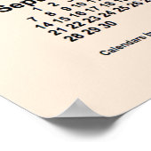 2025 Antieke Witte Kalender van Janz Print (Hoek)