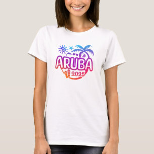 2025 Aruba Vakantie of Trip Design T-shirt