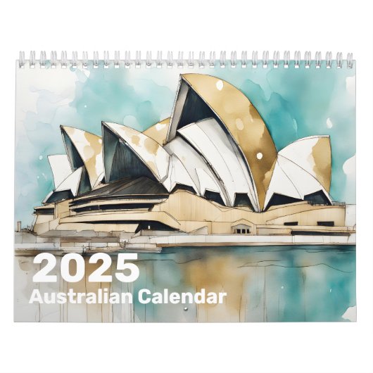 2025 Australische Landschapskalender Kalender (Hoes)