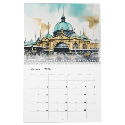 2025 Australische Landschapskalender Kalender (Feb 2026)
