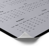 2025 Bald Eagle Muur Kalender Poster (Hoek)