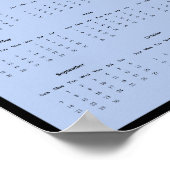 2025 Bald Eagle Muur Kalender Poster (Hoek)