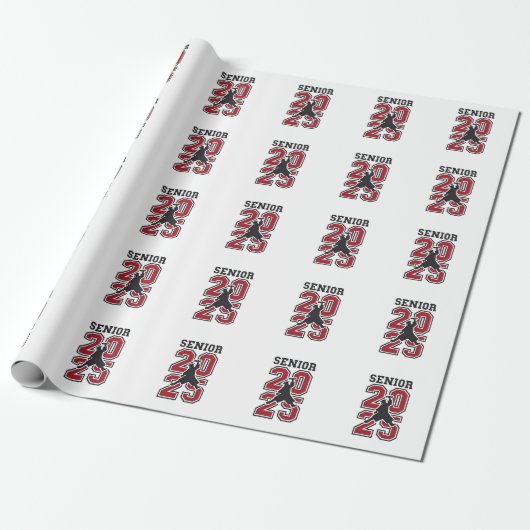 2025 Basketbal Afstuderen Sport Cadeaupapier (Uitgerold)