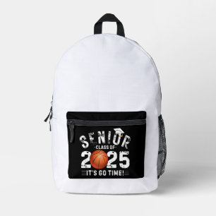 2025 Basketbalspeler -klasse van 2025- Afstuderen Bedrukte Rugzak